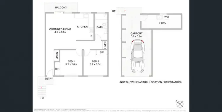 Floorplan of Homely unit listing, 2/2 Lackey Street, Nambucca Heads NSW 2448