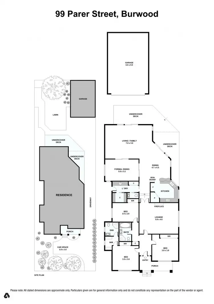 Floorplan of Homely house listing, 99 Parer Street, Burwood VIC 3125