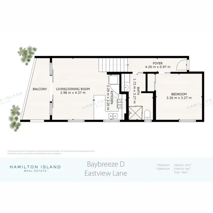 Floorplan of Homely apartment listing, Baybreeze D/5 Eastview Lane, Hamilton Island QLD 4803