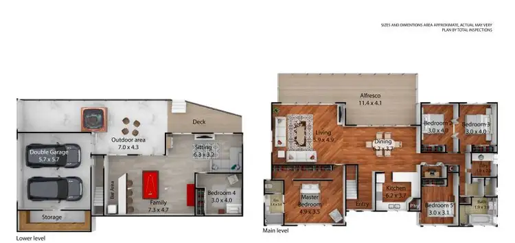 Floorplan of Homely house listing, 14 Windward Rise, Pacific Pines QLD 4211