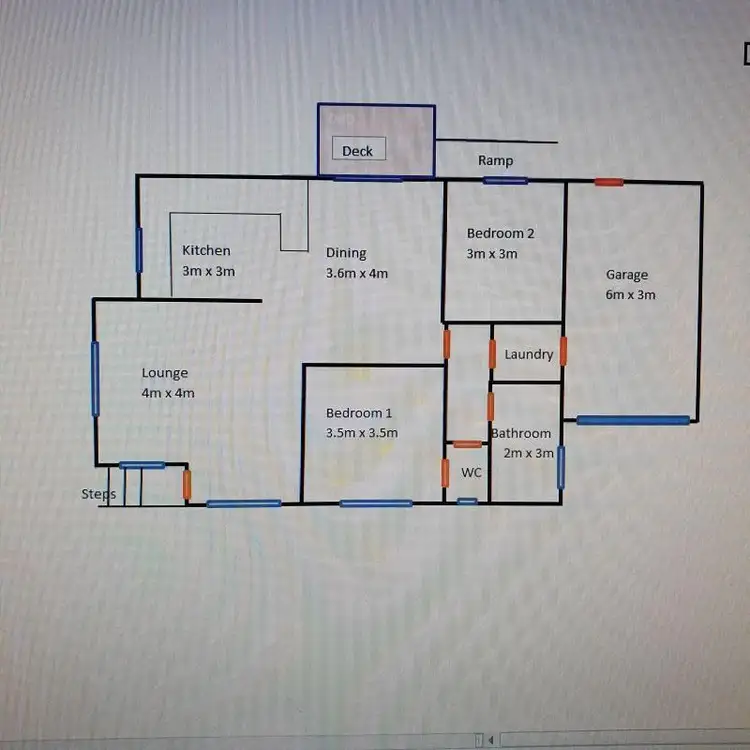 Floorplan of Homely unit listing, 4/19 William Street, Oatlands TAS 7120