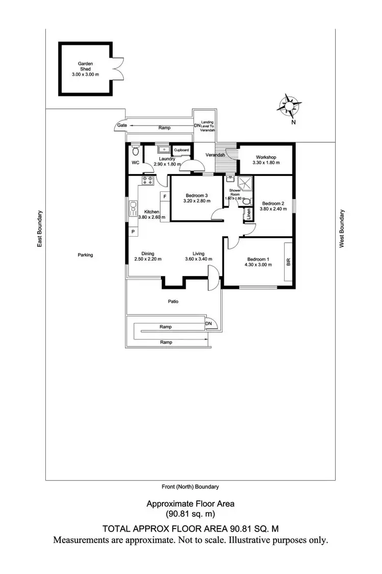 Floorplan of Homely house listing, 25 Mokare Road, Spencer Park WA 6330