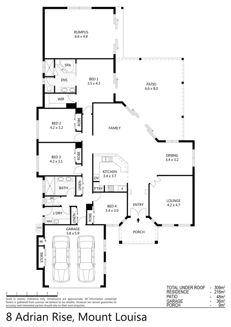 Floorplan of Homely house listing, 8 Adrian Rise, Mount Louisa QLD 4814