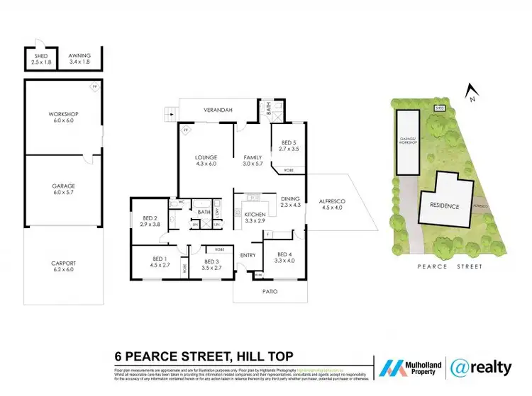 Floorplan of Homely house listing, 6 Pearce Street, Hill Top NSW 2575