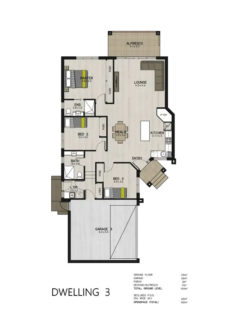 Floorplan of Homely unit listing, Address available on request
