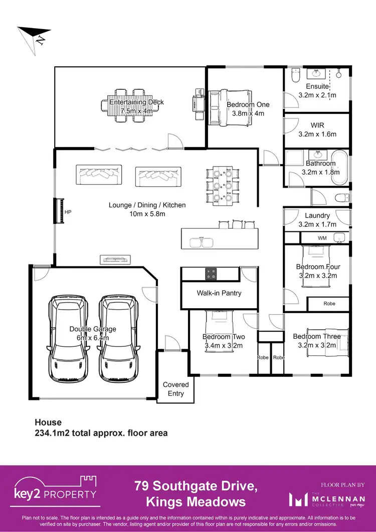 Floorplan of Homely house listing, 79 Southgate Drive, Kings Meadows TAS 7249