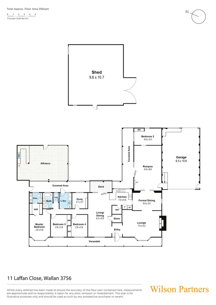 Floorplan of Homely house listing, 11 Laffan Close, Wallan VIC 3756