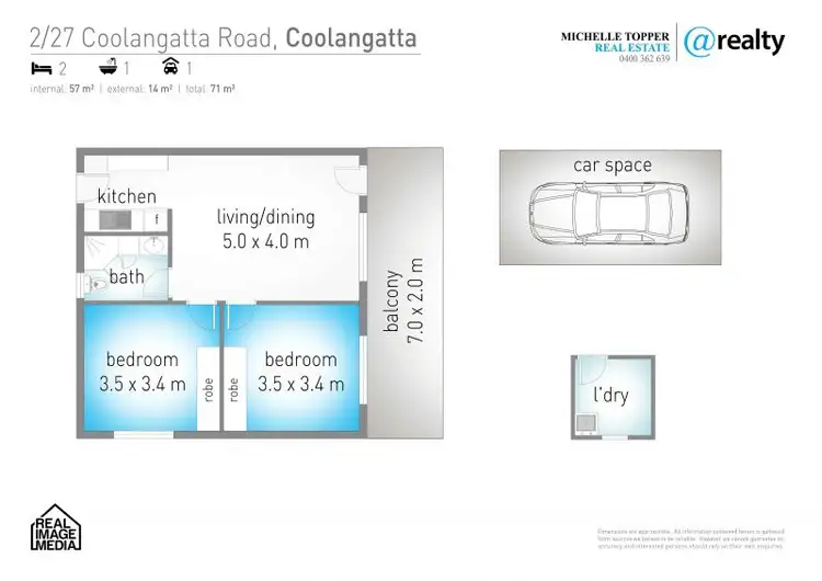 Floorplan of Homely apartment listing, 2/27 Coolangatta Road, Kirra QLD 4225