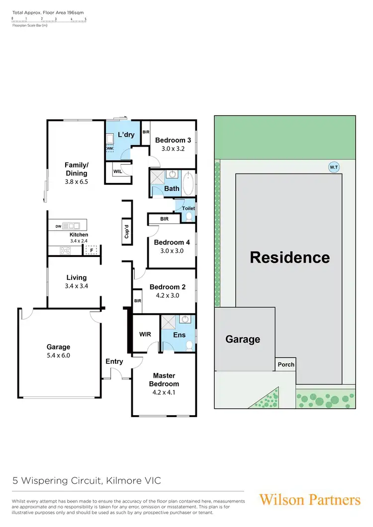 Floorplan of Homely house listing, 5 Wispering Circuit, Kilmore VIC 3764