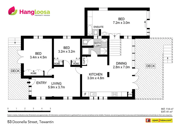 Floorplan of Homely house listing, 53 Doonella Street, Tewantin QLD 4565