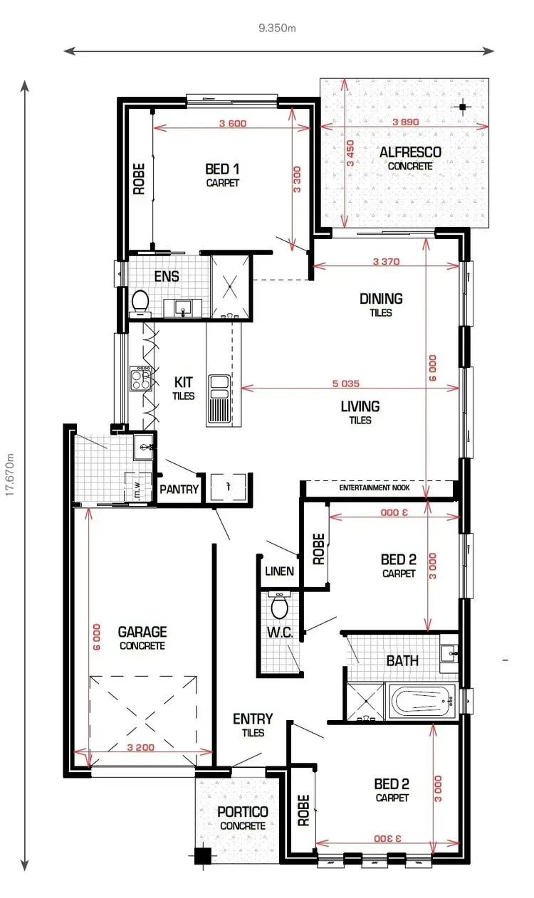 Floorplan of Homely house listing, 117 Brookvale Drive, Victoria Point QLD 4165