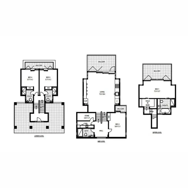 Floorplan of Homely villa listing, YCV 34/23 Front Street, Hamilton Island QLD 4803