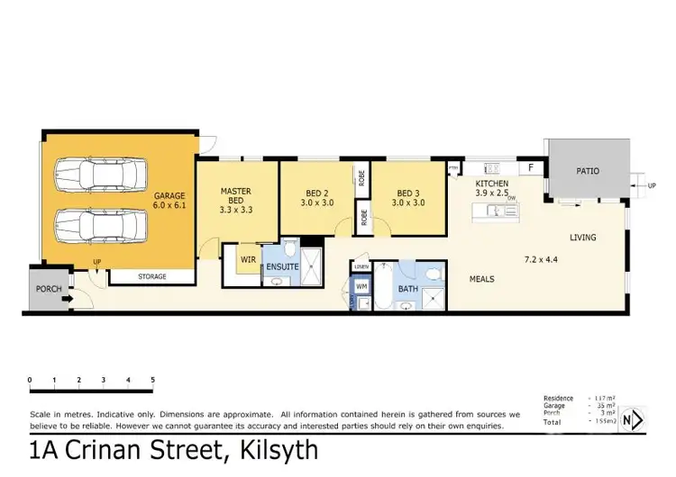 Floorplan of Homely house listing, 1a Crinan Street, Kilsyth VIC 3137