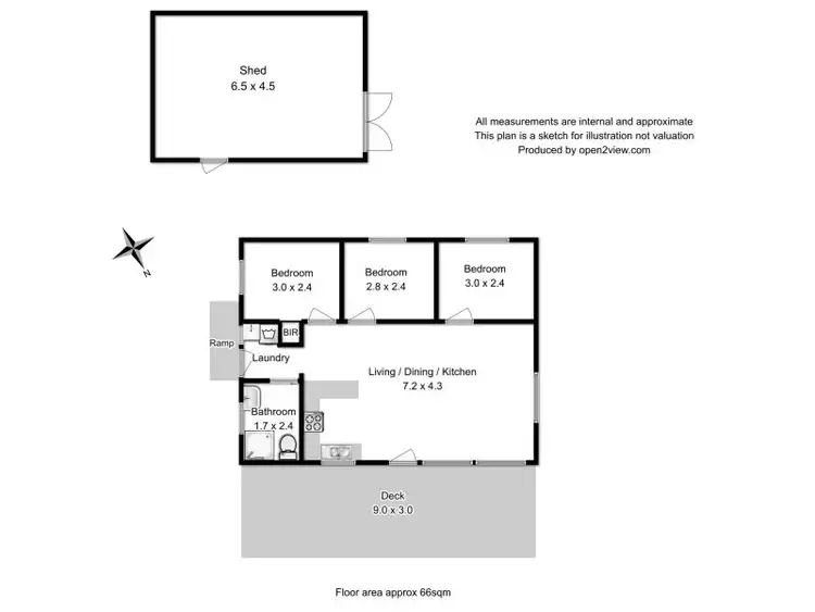 Floorplan of Homely house listing, 166 Safety Cove Road, Port Arthur TAS 7182