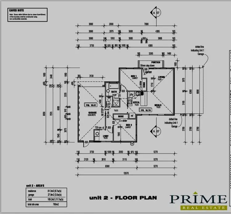 Floorplan of Homely unit listing, 2/61 McClelland Street, Bell Park VIC 3215
