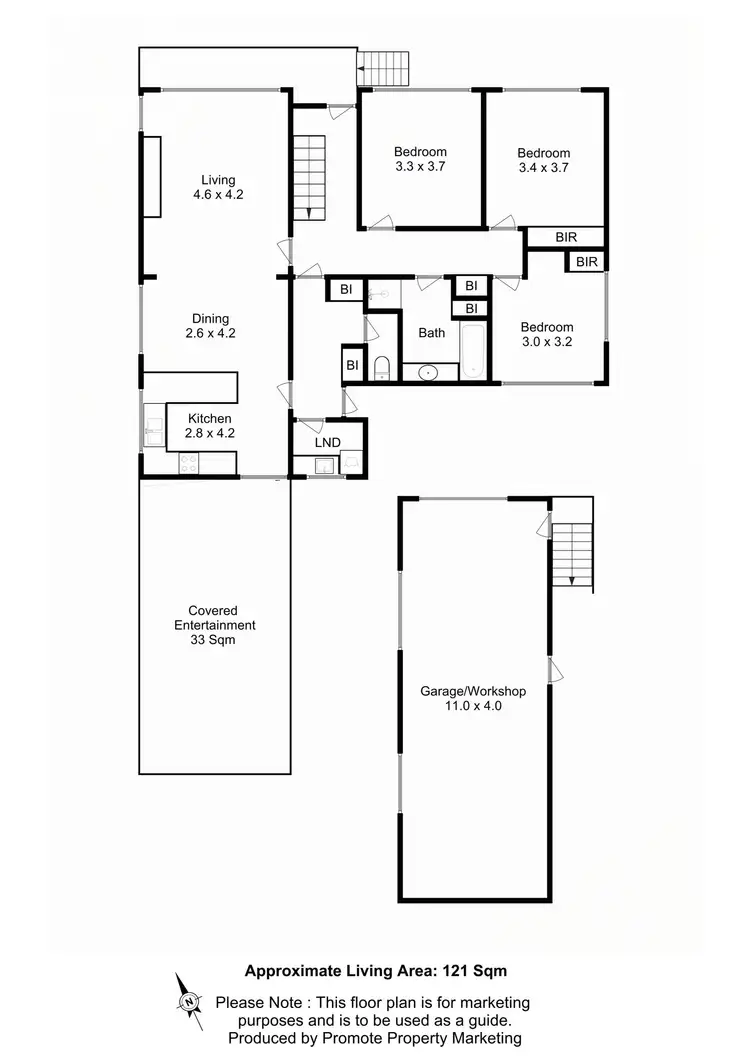 Floorplan of Homely house listing, 14 Ogilvie St, Mount Stuart TAS 7000