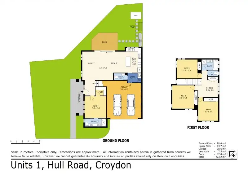 Floorplan of Homely house listing, 3/32 Hull Road, Croydon VIC 3136