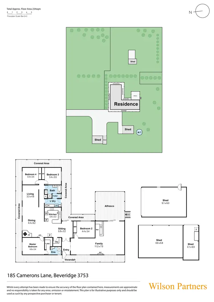 Floorplan of Homely house listing, 185 Camerons Lane, Beveridge VIC 3753