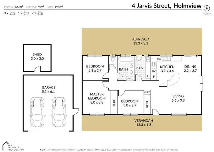 Floorplan of Homely house listing, 4 Jarvis Street, Holmview QLD 4207