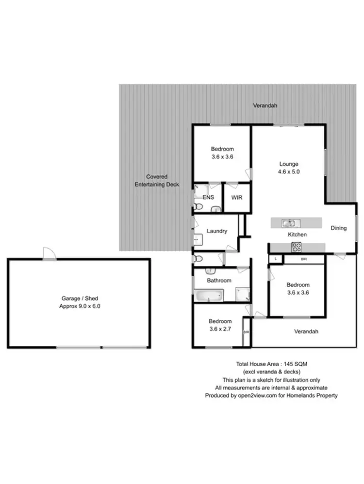Floorplan of Homely house listing, 161 Palmers Road, Port Huon TAS 7116
