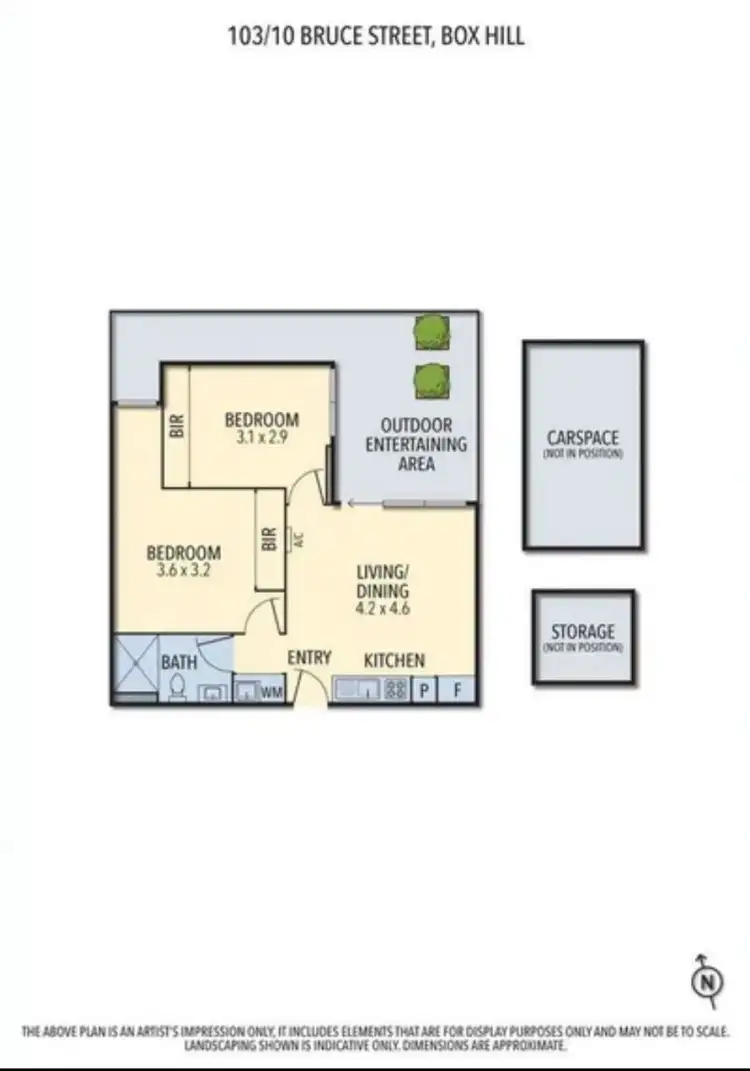 Floorplan of Homely apartment listing, 103/10 Bruce St, Box Hill VIC 3128