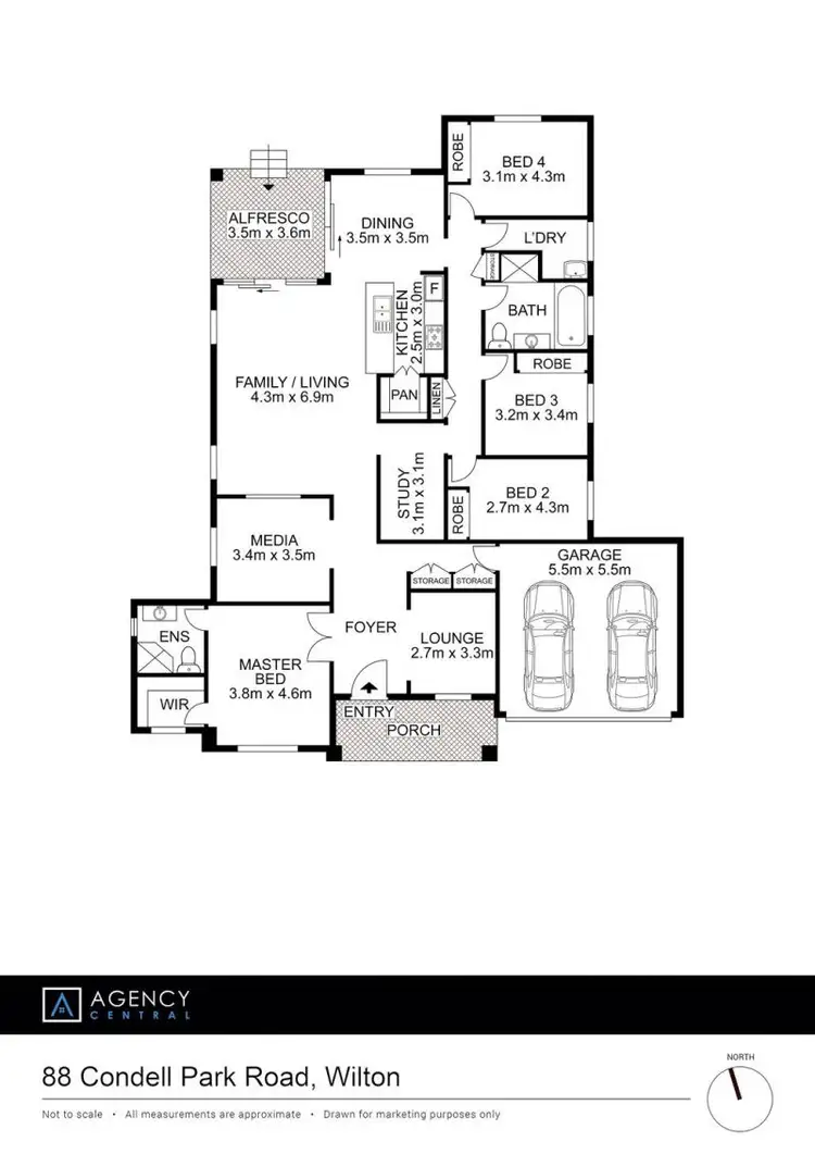 Floorplan of Homely house listing, 88 Condell Park Road, Wilton NSW 2571