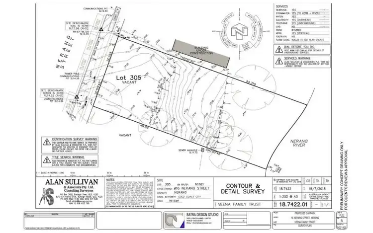Floorplan of Homely land listing, 16A Nerang Street, Nerang QLD 4211