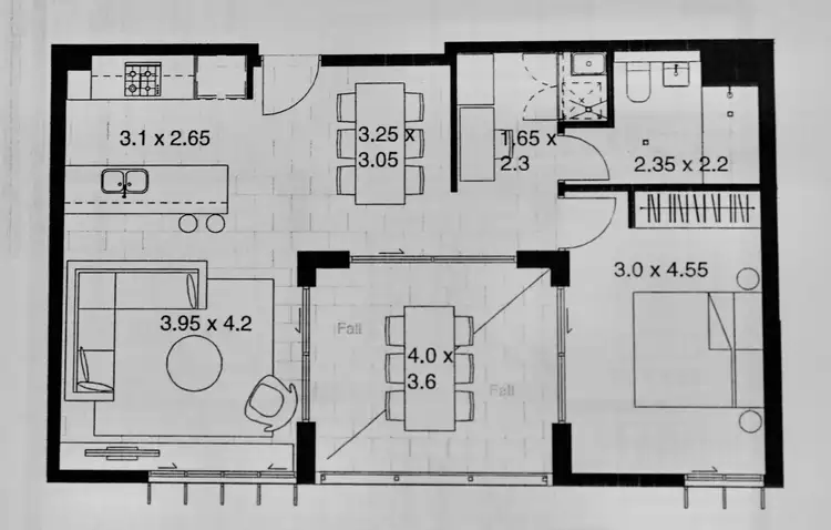 Floorplan of Homely apartment listing, 5403/5 Anchorage Court, Darwin NT 800
