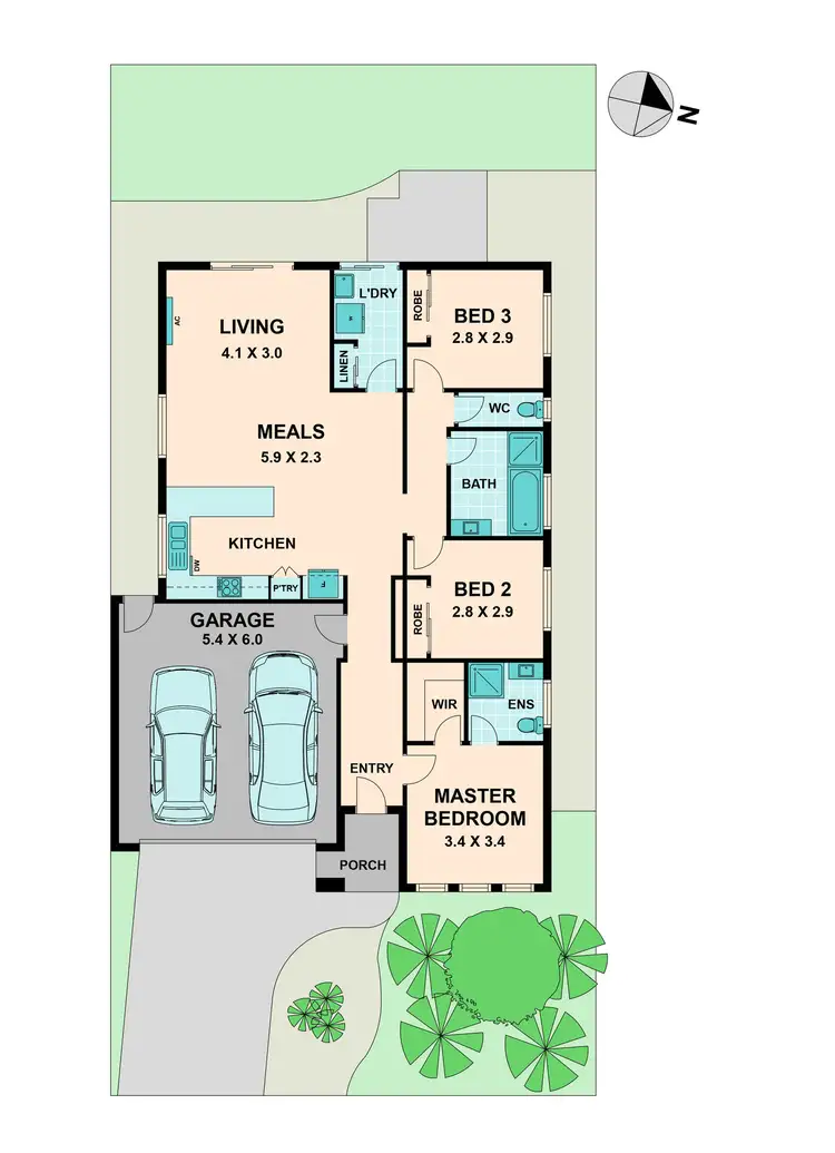 Floorplan of Homely house listing, 17 PAULINE WAY, Kilmore VIC 3764