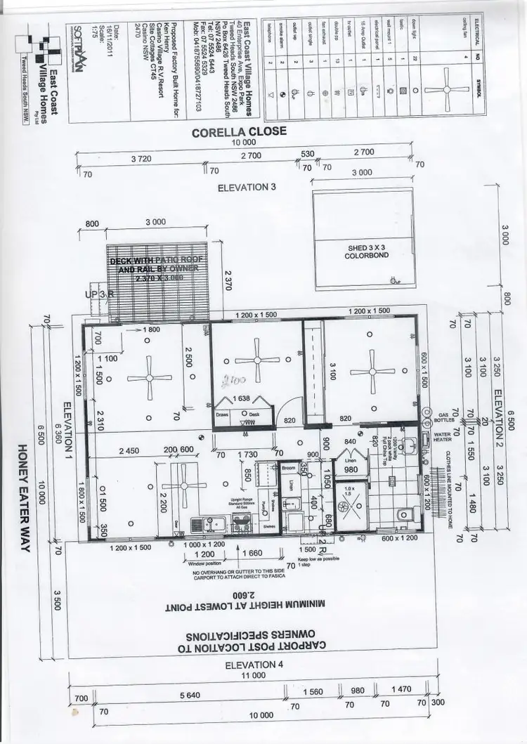Floorplan of Homely house listing, 45 Honeyeater Way/69 Light Street, Casino NSW 2470