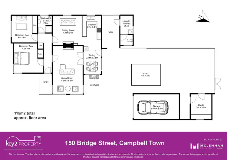 Floorplan of Homely house listing, 150 Bridge Street, Campbell Town TAS 7210