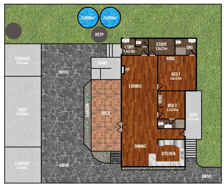 Floorplan of Homely house listing, 14 Curr Rd, Stanthorpe QLD 4380