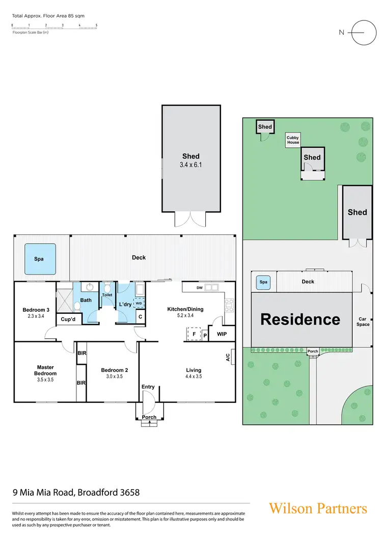 Floorplan of Homely house listing, 9 Mia Mia, Broadford VIC 3658