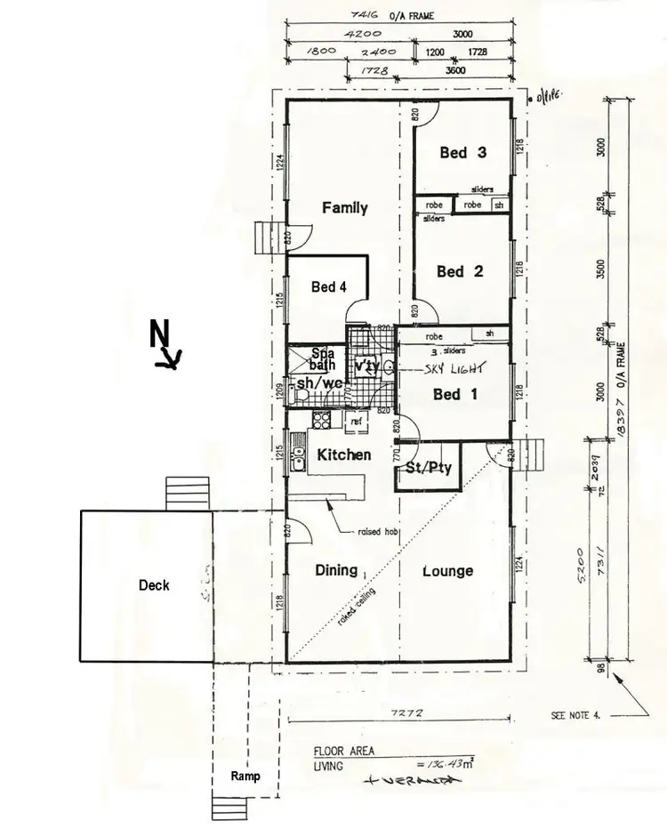 Floorplan of Homely rural property listing, 14 Pinnell Road, Crows Nest QLD 4355