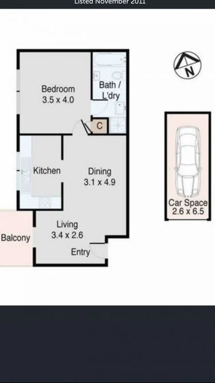 Floorplan of Homely unit listing, 14/7-9 Cross Street, Kogarah NSW 2217
