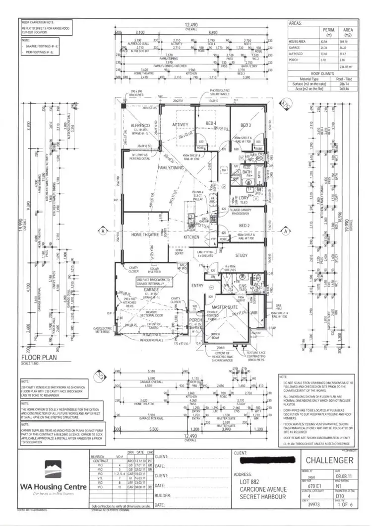 Floorplan of Homely house listing, 6 Carcione Avenue, Secret Harbour WA 6173