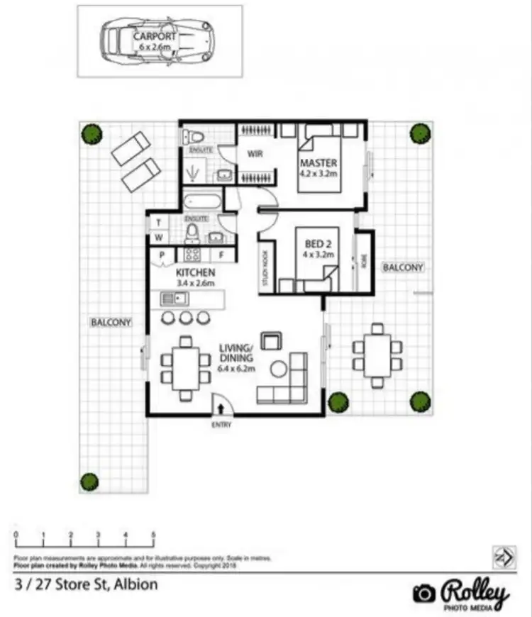 Floorplan of Homely unit listing, Address available on request