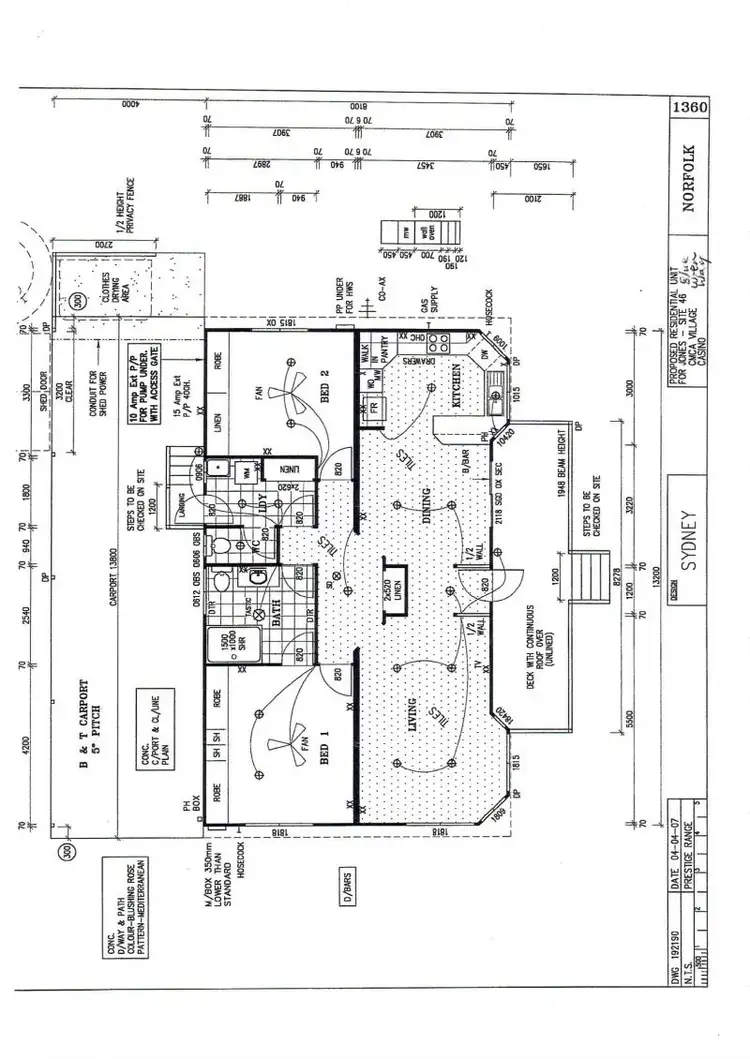 Floorplan of Homely house listing, 46 Blue Wren Way/69 Light Street, Casino NSW 2470