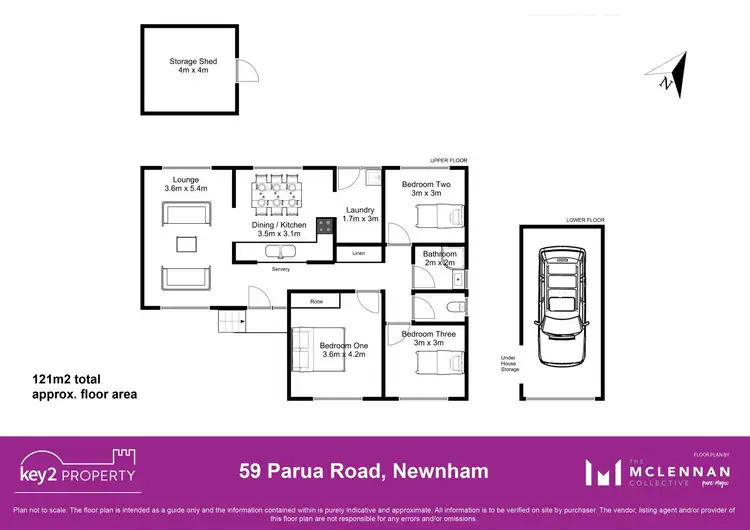 Floorplan of Homely house listing, 59 Parua Road, Newnham TAS 7248