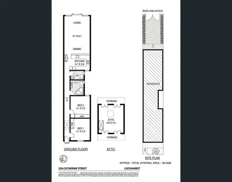 Floorplan of Homely house listing, 226 Catherine Street, Leichhardt NSW 2040