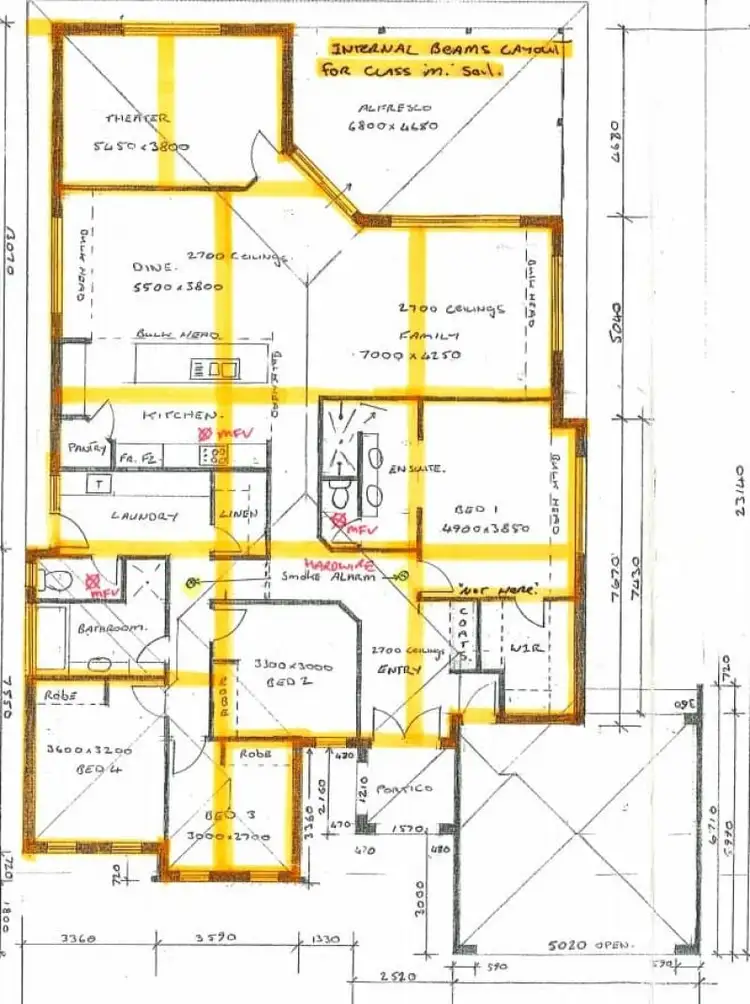 Floorplan of Homely house listing, 61 Pegasus Boulevard, Mckail WA 6330