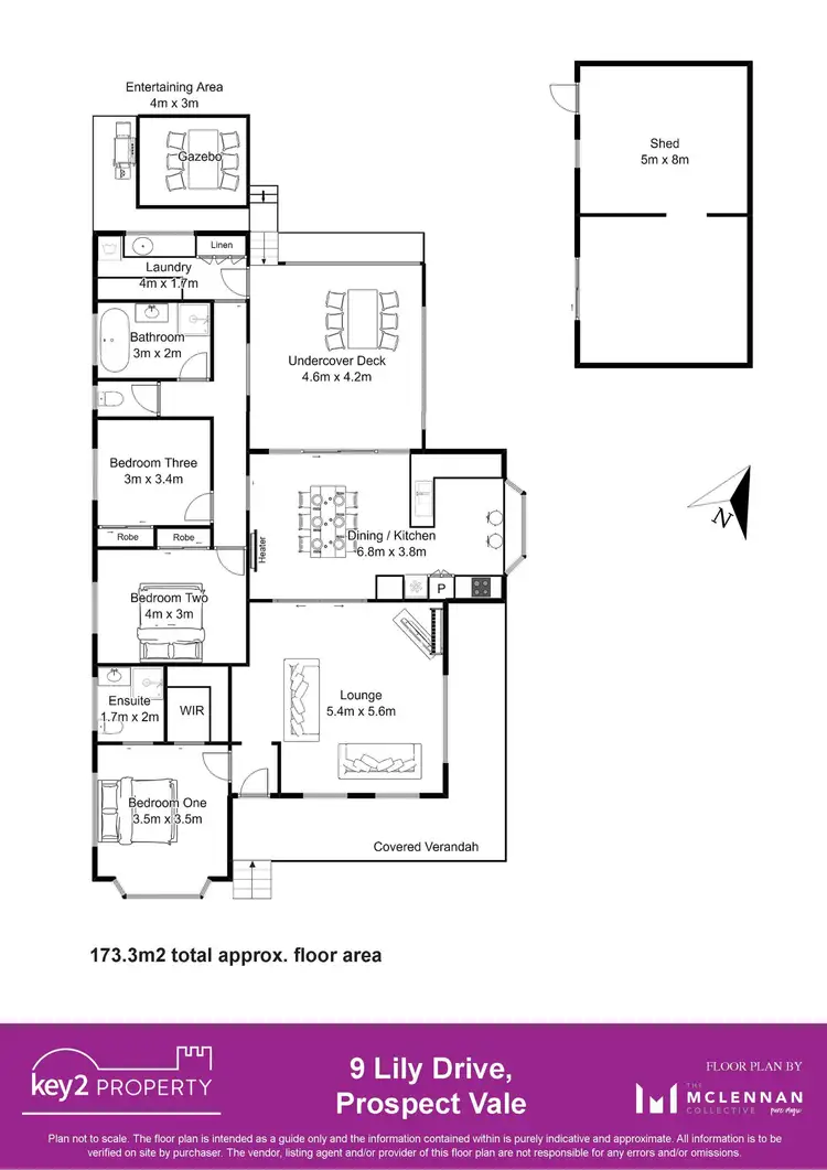 Floorplan of Homely house listing, 9 Lila Drive, Prospect TAS 7250
