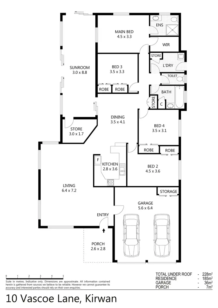 Floorplan of Homely house listing, 10 Vascoe Lane, Kirwan QLD 4817