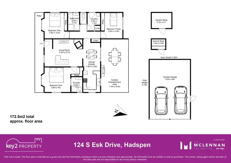 Floorplan of Homely house listing, 124 South Esk Drive, Hadspen TAS 7290