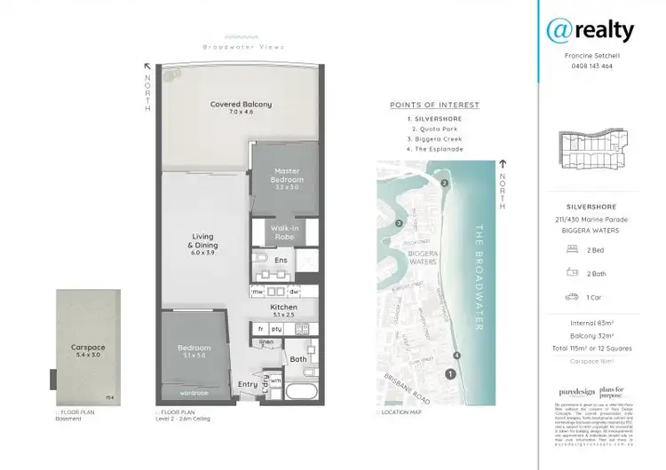 Floorplan of Homely apartment listing, 211/430 Marine Parade, Biggera Waters QLD 4216