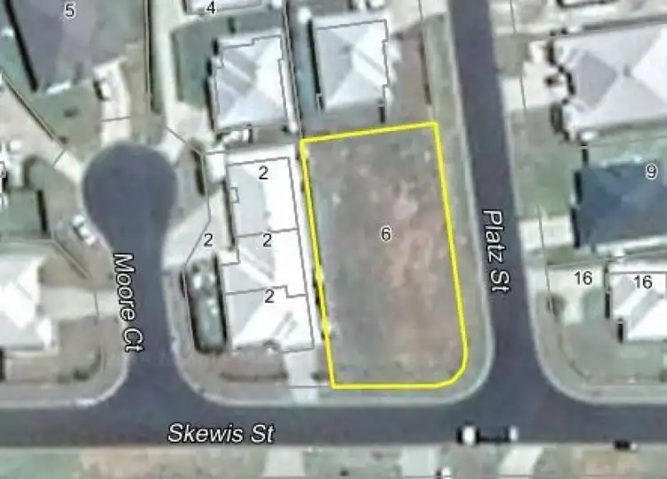Floorplan of Homely land listing, 6 Platz St, Chinchilla QLD 4413