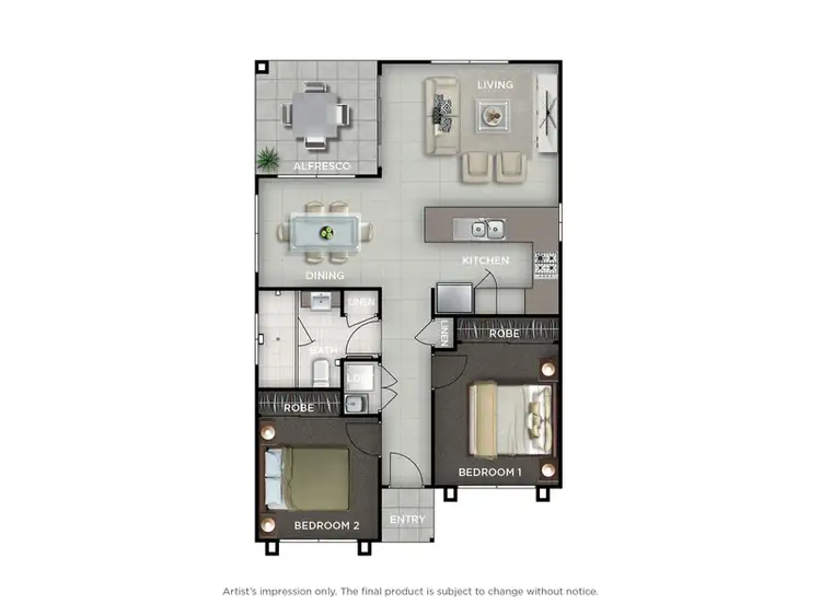 Floorplan of Homely retirement listing, 211/659 Chambers Flat Road, Chambers Flat QLD 4133