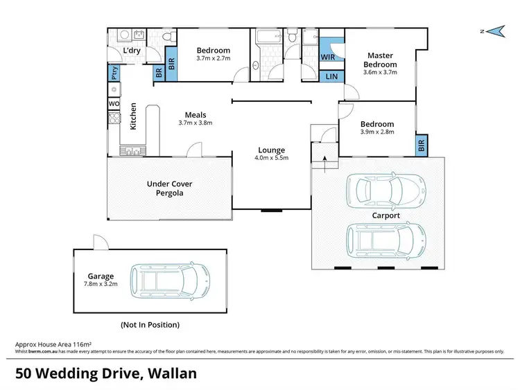 Floorplan of Homely house listing, 50 Wedding Drive, Wallan VIC 3756