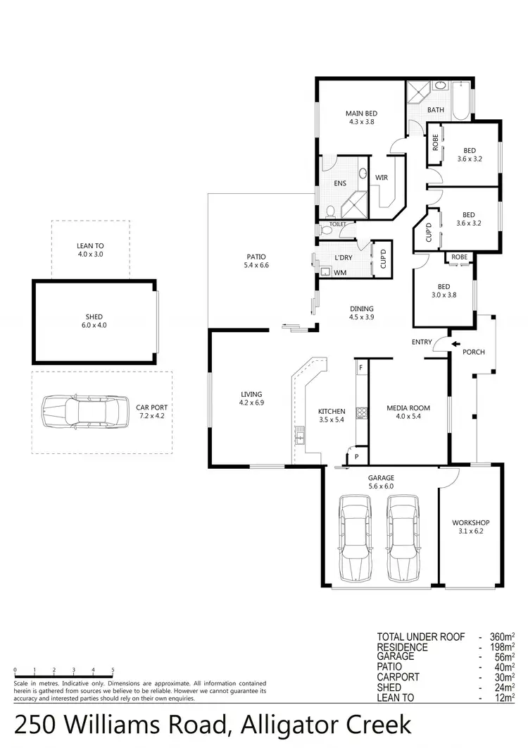 Floorplan of Homely house listing, 250 Williams Road, Alligator Creek QLD 4816