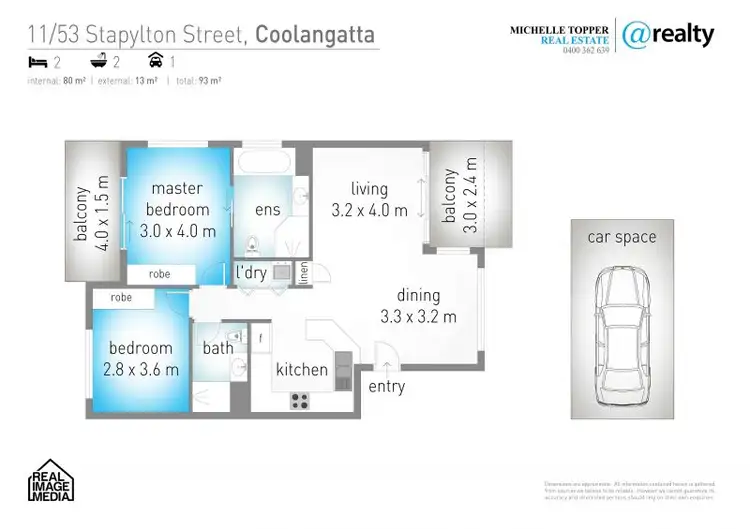 Floorplan of Homely unit listing, 11/53 Stapylton Street, Coolangatta QLD 4225